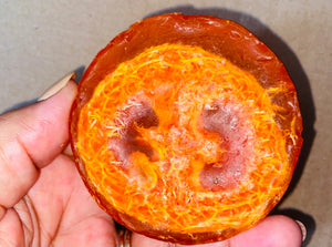 Cranberry Orange loofah